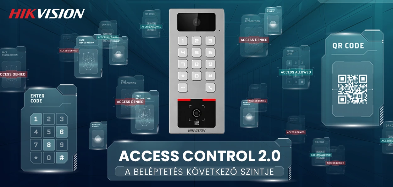 Az Access Control 2.0 család új tagja – a beléptetés következő szintje