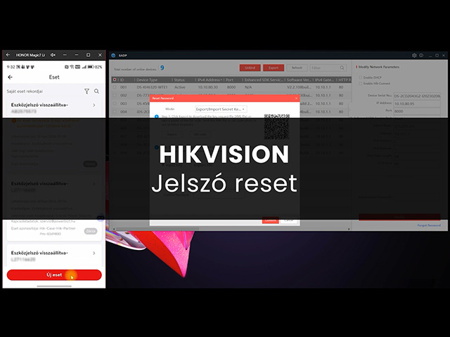 Elfelejtett Hikvision jelszó? Így segít a Hik-Partner Pro!